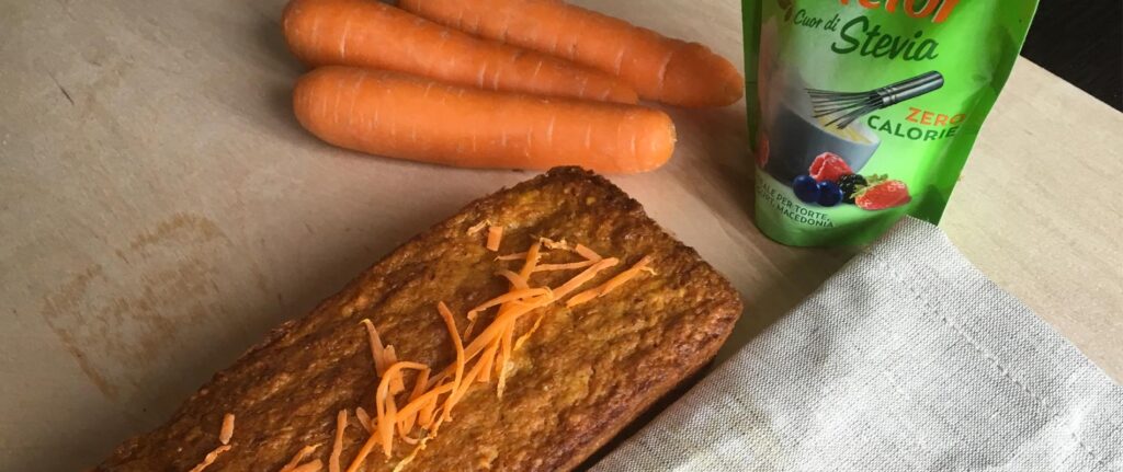 Torta alle carote con My Dietor Cuor di Stevia Sfuso