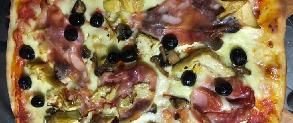 Pizza in forno ventilato