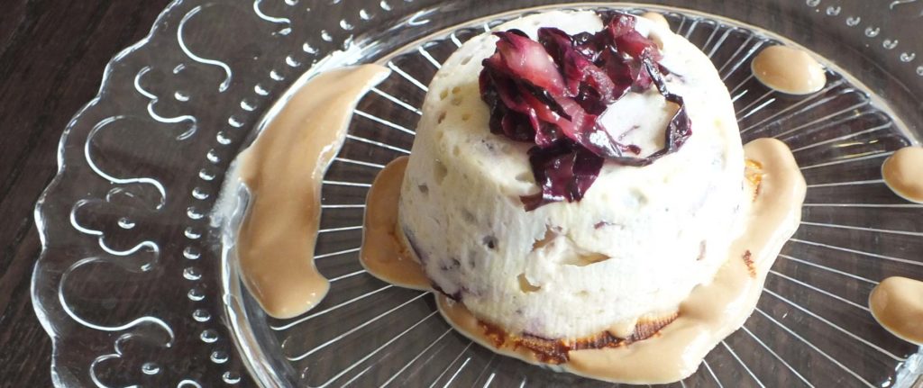 Flan al radicchio rosso di Treviso
